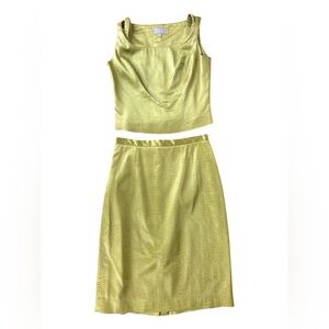 Alberto Makali 2 Piece Skirt and Top Textured Fabric